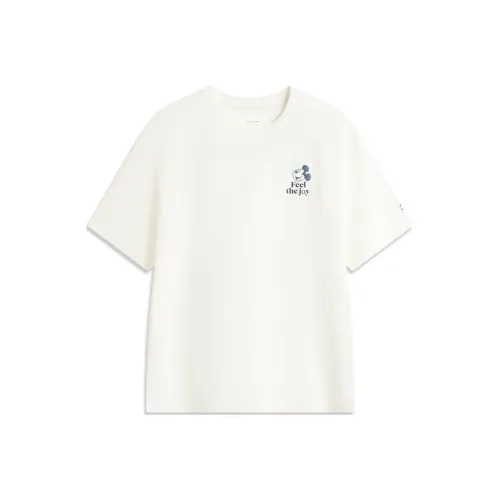 LINING x DISHINIMIQI LIANMINGKUAN Sports Life Collection Т-рубашка Унисекс Айвори