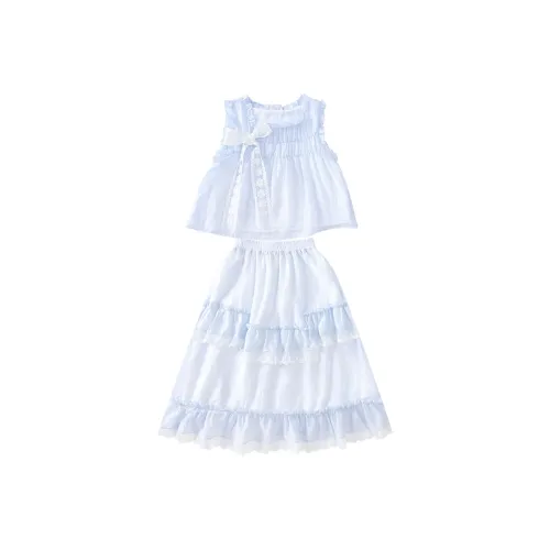 Подростки TONYBEAR Комплект с юбкой 2 предмета Набор Синий