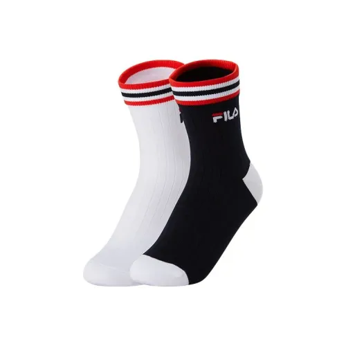 FILA KIDS Носки 2 упаковки Стандартный Белый Легенда Синий Детский