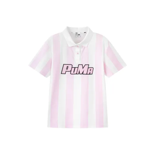 PUMA Поло Sportstyle Series Красно-белый Тон 00361 Для детей 3-7 лет