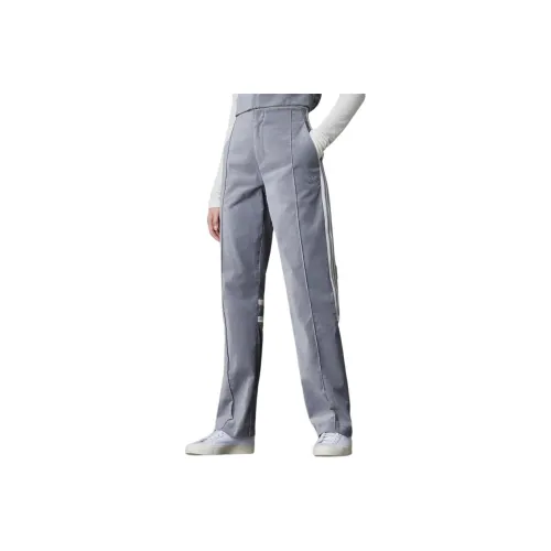 Adidas Originals Повседневные Штаны Международная Версия Женские Светло-Серый Розово-Белый