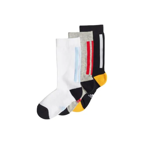 Adidas Черные белые серые Kids Носки