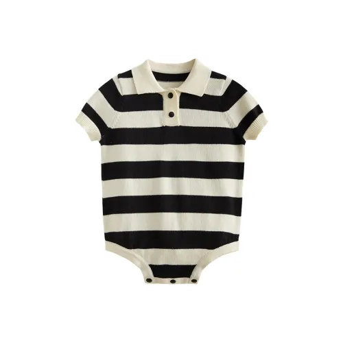 EN HENN Комбинезон Черно-белые полосы для младенцев и малышей