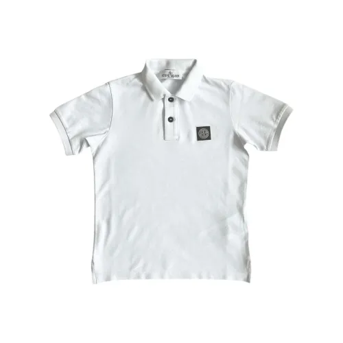 STONE ISLAND Белое Детское Поло