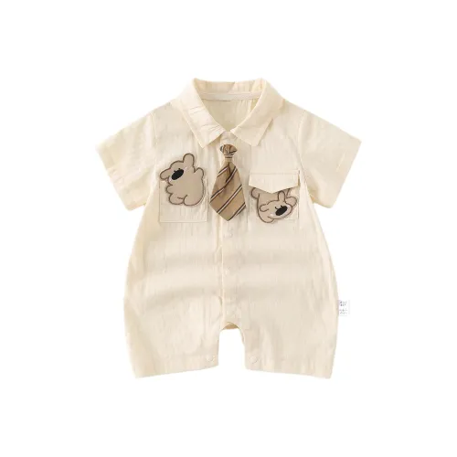 XiaoJinBu Комбинезон Светло-желтый для младенцев и малышей