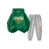 Комплект одежды (Водолазка Babe темно-синяя, топ + Водолазка Babe серая, штаны)