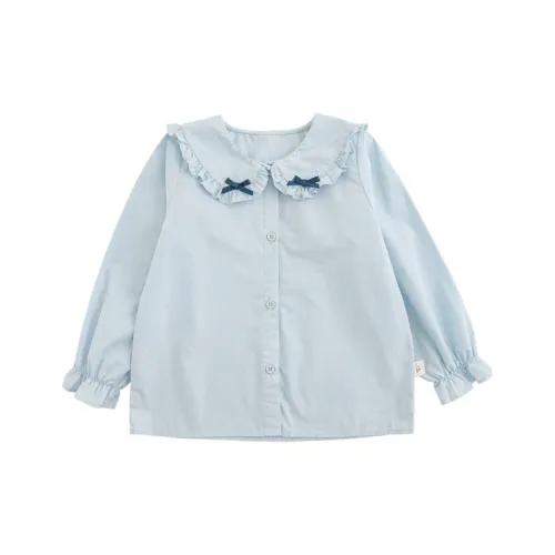YOEHYAUL Рубашка Светло-Синий для Детей Возраст 3-7 Лет