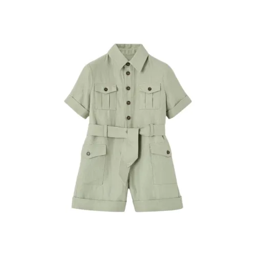 Loro Piana Зеленый Kids Комбинезоны / Ползунки