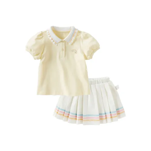 Детский комплект DAVE BELLA юбка 3-7 лет светло-желтый