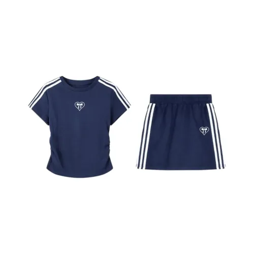 Детский комплект Youyou 1 Point с юбкой 2 предмета темно-синий