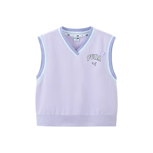 PUMA Жилет Sportstyle Series Вязаный жилет г Фиолетовый Дети Возраст 3-7 лет