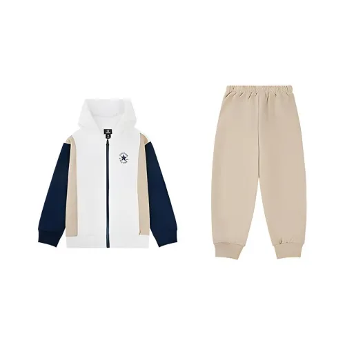 Converse Повседневная Спортивная Одежда Классический Стиль Белый Подростки