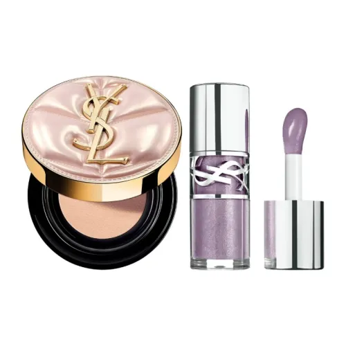 SAINT LAURENT Воздушная подушка Полный ЛИП Масло Макияж Наборы Легко Смешиваемый Естественный Длинный Срок Гидратация 12г+6мл