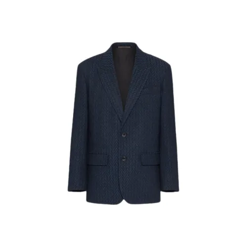 Valentino Бизнес-костюм Пальто Мужской Синий