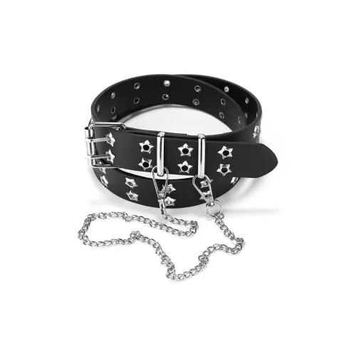 IOTS Ремни из ПУ (полиуретана) кожа унисекс 3,3 см