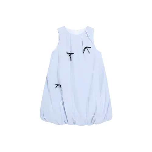 VKXOW Blue Женские Платья без рукавов