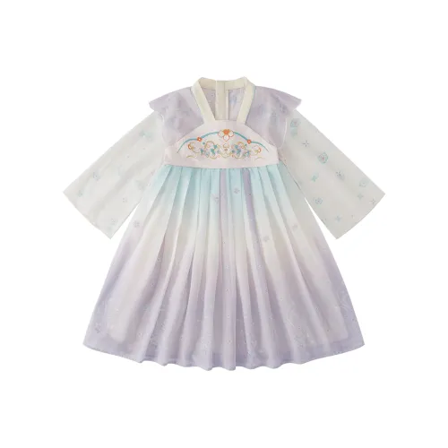 JELLYBABY Ханьфу Фиолетовый для детей от 3 до 7 лет