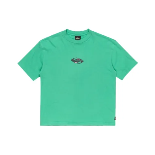 Quiksilver T-Shirt Зеленый Подростки
