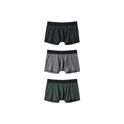 UNIQLO AIRism Mesh Series 3 шт 58 Темно-зеленый Детские трусы