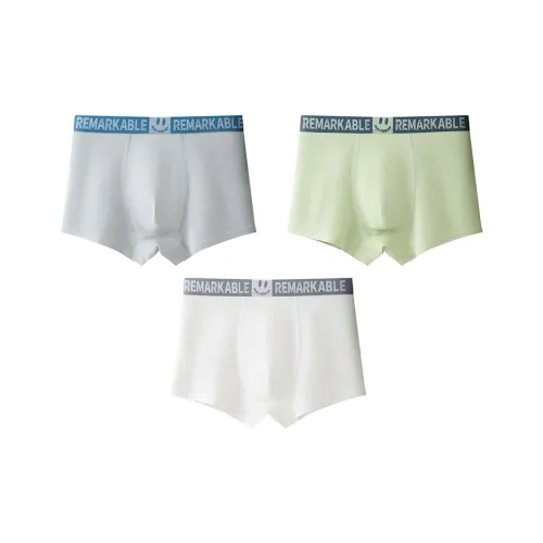 Top Melon Нижнее белье 3 шт [Асфальтовый серый + Фруктовый зеленый + Теплый белый] Подростки