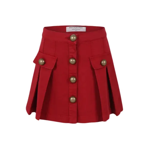 PHILOSOPHY DI LORENZO SERAFINI Юбка Красная Детская