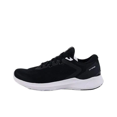 LiNing Qingyi Slip-resistant и Breathable Low-Top Casual Running Shoes Men's Black LiNing Qingyi Противоскользящие и Дышащие Низкие Кеды Повседневные Беговые Кроссовки Мужские Черные