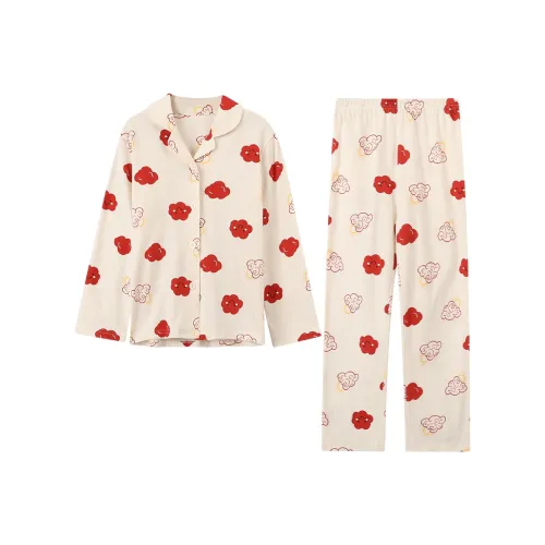 Red Bean Домашняя одежда Светло-облачно-белый Подростки