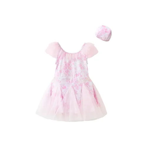 Mini Bala Детский купальник SS25 красный тон 00366 для детей 3-7 лет