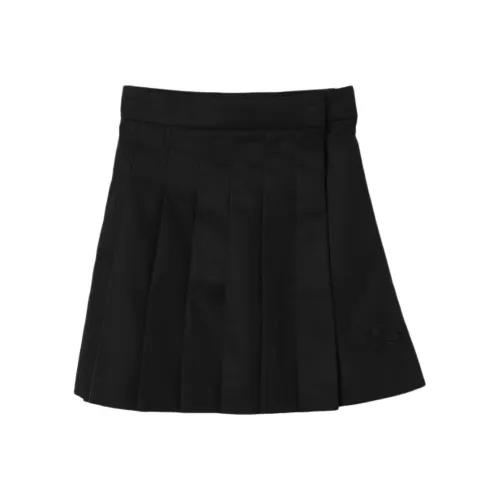 Burberry Однотонный Умеренный Юбка Детский Черный