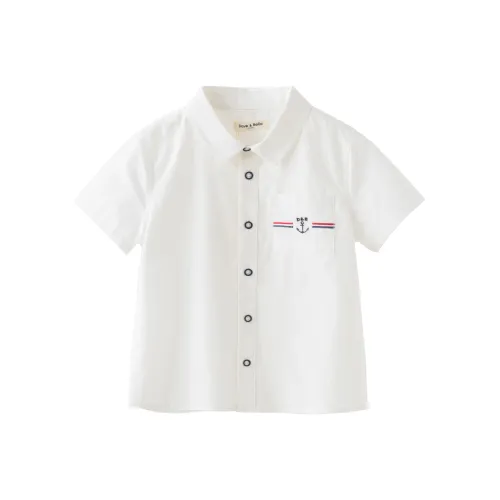 DAVE&BELLA Белые Kids Рубашки