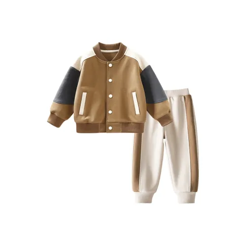 Улица Сезам Повседневная спортивная одежда Хаки для детей 3-7 лет