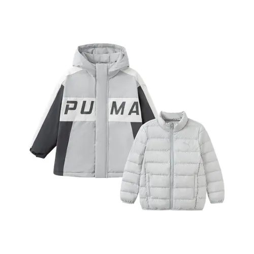 PUMA Пуховик Sportstyle Series 2 предмета Комплект Утренний Серый Детский