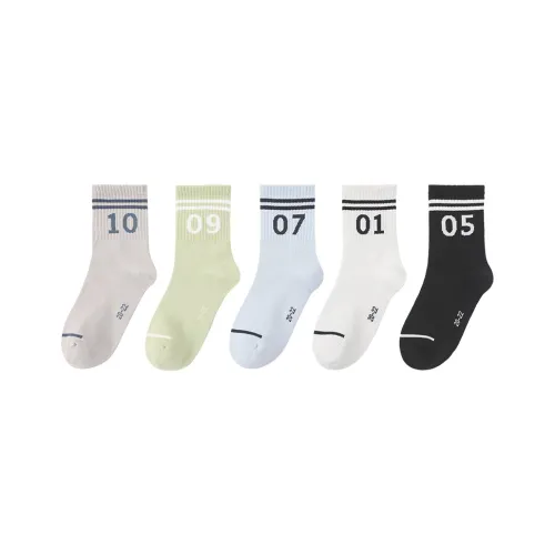 JIUSUIBAN Носки 5 пар Мальчики' COLORS Подростки