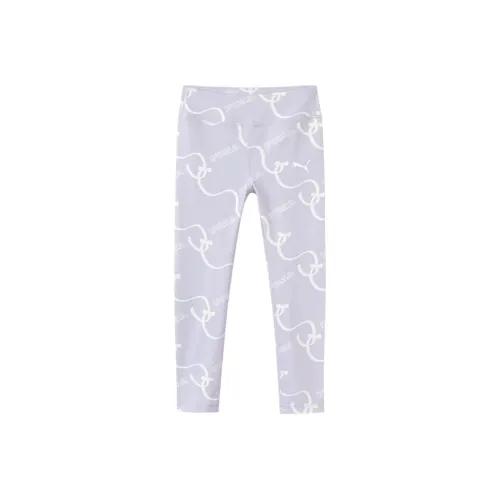PUMA Леггинсы Sportstyle Collection LEGGINGS Дети 3-7 лет Фиолетовый Белый Тон