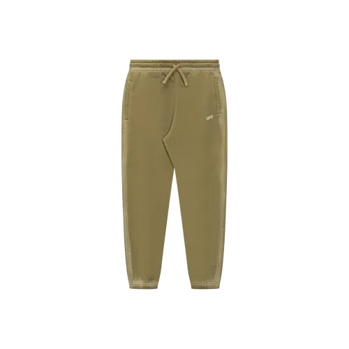 Off Белые Штаны Обычный крой Оливково-зеленый Детский
