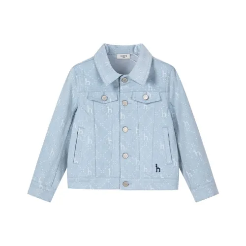 HAZZYS Детский топ SS25 синий деним детский