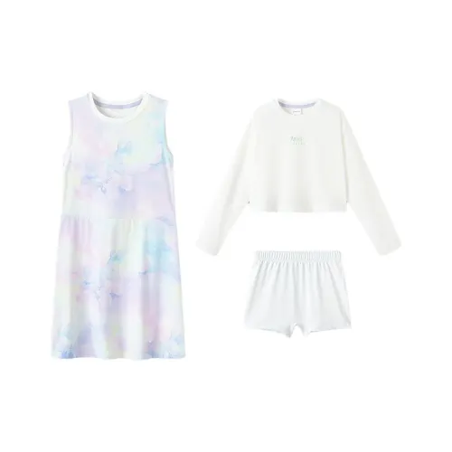 Дети 3-7 лет Asics Комплект с юбкой Sports Performance SS25 6013 Фиолетовый Многоцветный