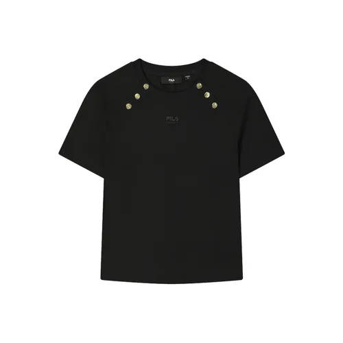 FILA MILANO Collection T-Shirt Женская Глубокий Черный BK
