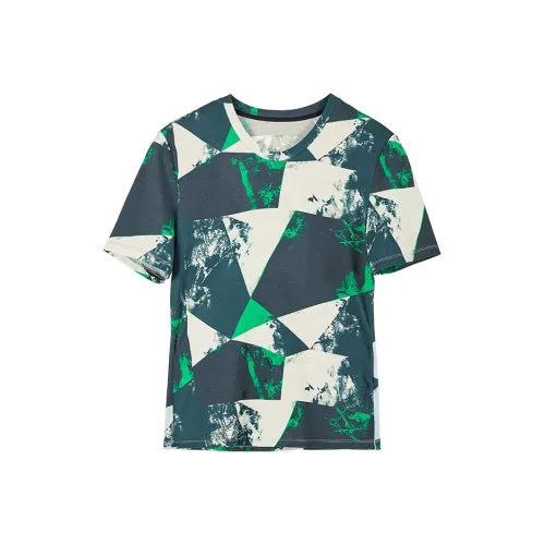 Rizhuo Сливовый Дождевой Зеленый Женские Т-рубашки