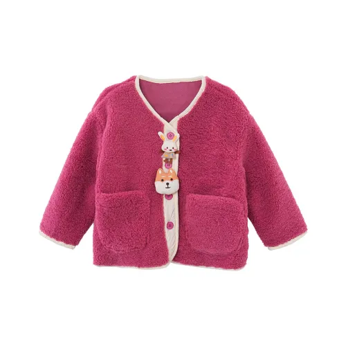 Mami Macca Бархат Feel Пальто Розово-красный Дети Возраст 3-7 лет