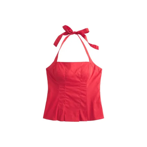 Hollister Женские красные камисоли