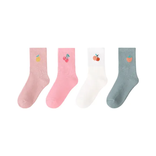 MQD Носки 4 штуки смешанные цвета детские