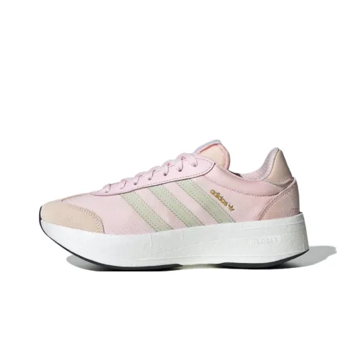 Adidas Originals CITY RNR Амортизирующие низкие повседневные беговые кроссовки с противоскользящим эффектом унисекс розовые