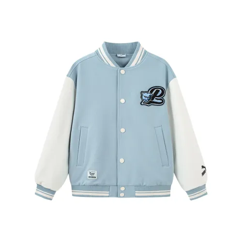 PUMA Бейсбольная куртка Sportstyle Collection Club Джинсовый светло-голубой Детский