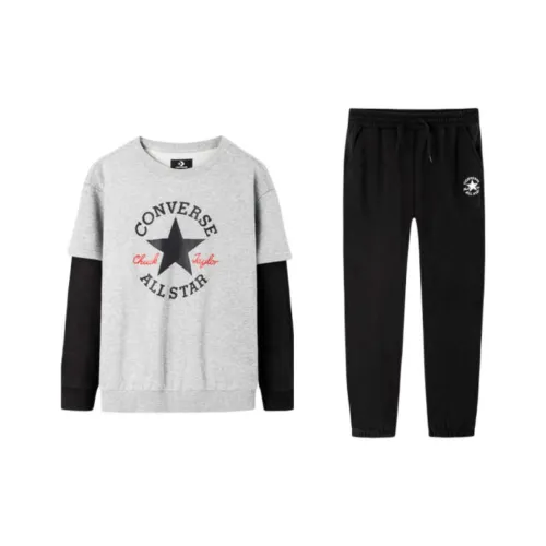 Converse Повседневная Спортивная Одежда All Star Скальная Серый Детский