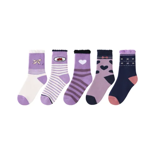 Montagut Носки 5 пар FLUFFY Маленький цветок Детские