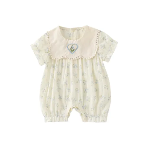 XiaoJinBu Комбинезон Светло-Синий для Младенцев и Детей Предварительного Возраста