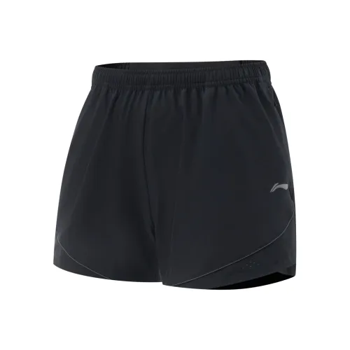 LINING RUNNING Collection Черные Женские Спортивные Шорты