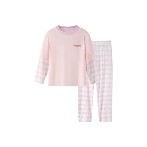 YeeHoO Домашняя одежда Пудрово-туманный Весна Свет Дети Возраст 3-7 лет