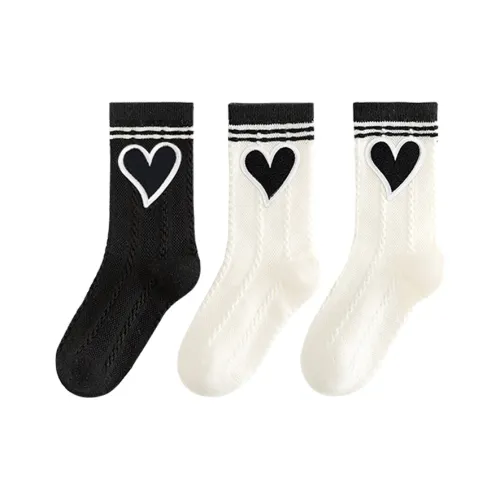 MIANQIXIONG XS23 Свежий Oxygen Хлопок 3 шт [Безшовный крой, Хлопок, Эластичный, Мягкий, Удобный] Kids Носки